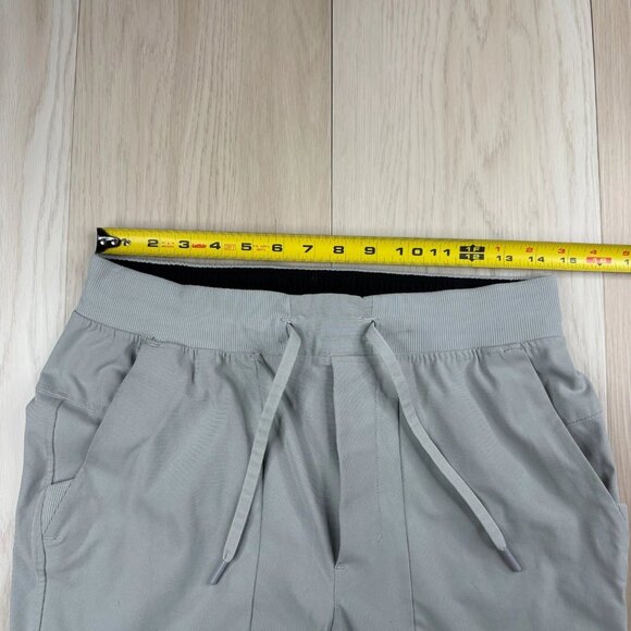 Lululemon Mens Gray Solid Drawstring Warpstrem Classic Joggar Pants Size Medium - Picture 11 of 13
